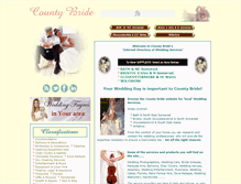 Tablet Screenshot of countybride.co.uk